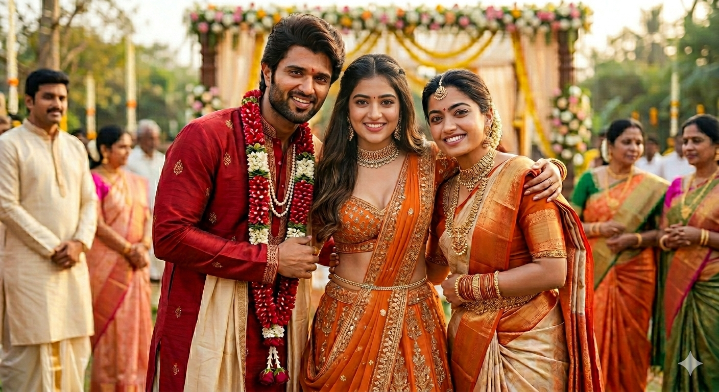 Rashmika And Vijay Wedding Ai Photo Editing Prompt On Instagram  - AI Generated Image