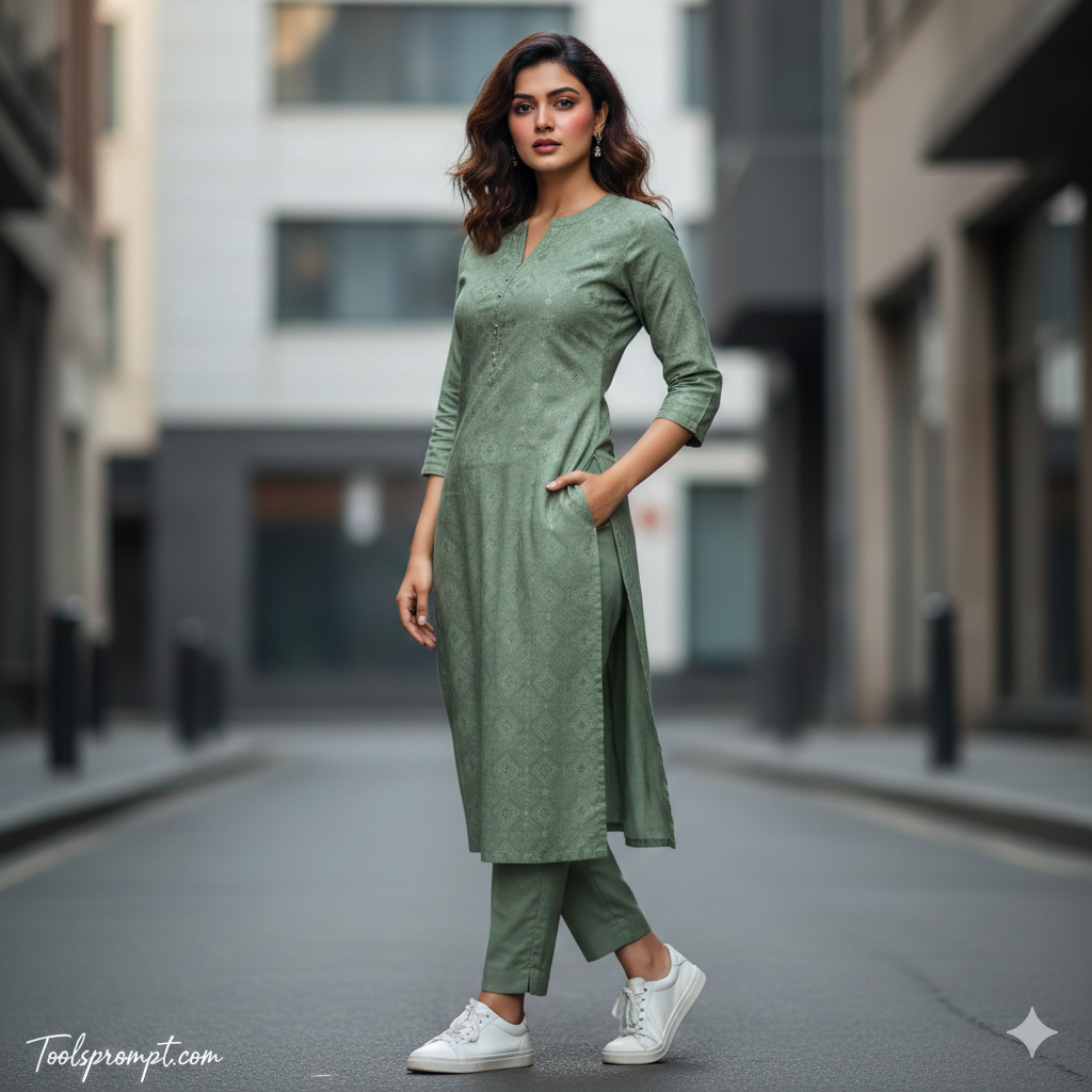 Viral Kurti Ai Photo Editing Prompt For Girls  - AI Generated Image