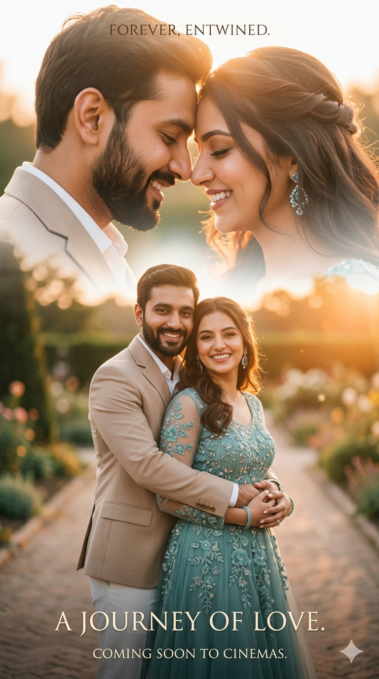 viral prewedding ai prompt  - AI Generated Image