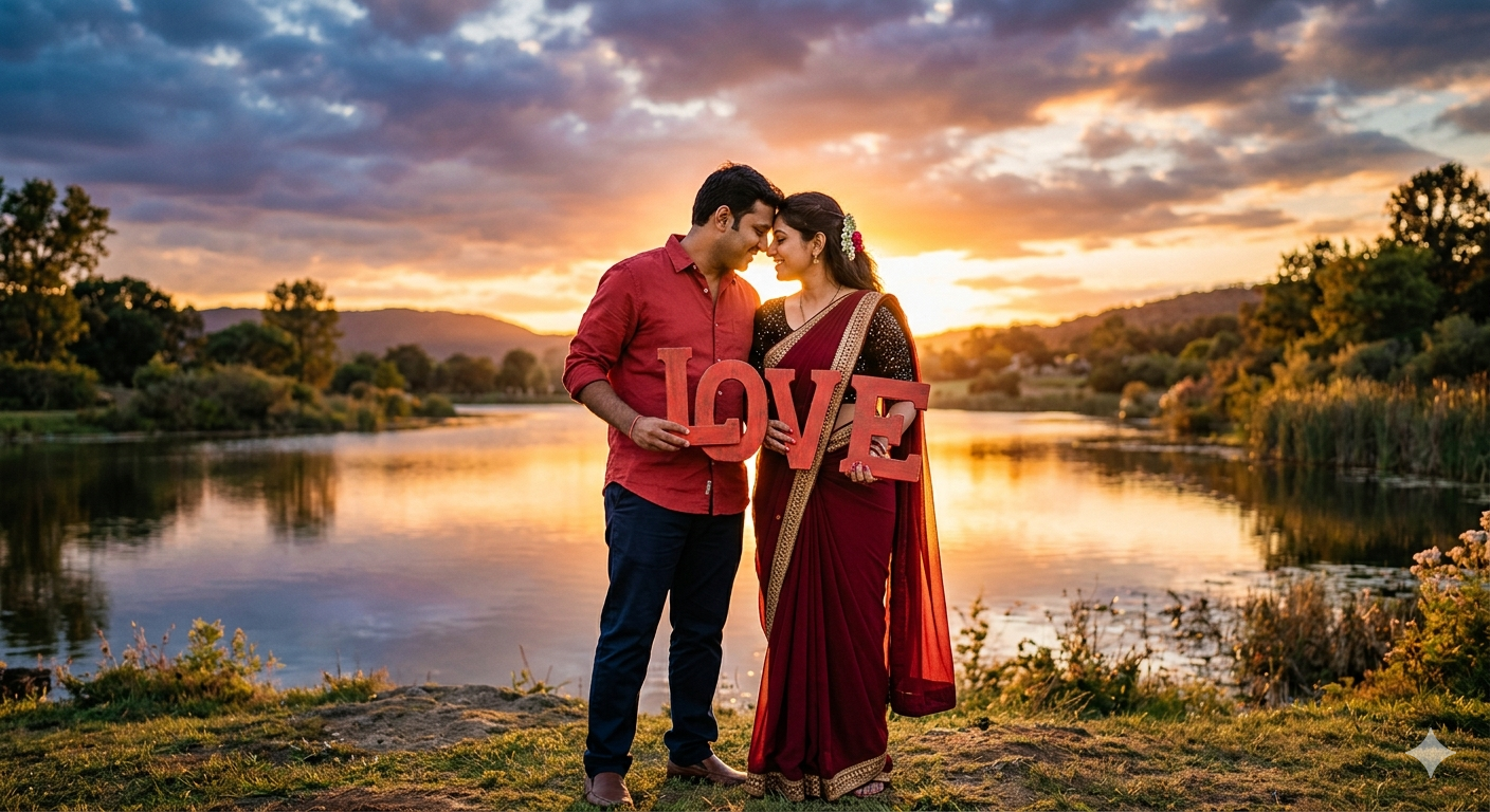 Pre-wedding ai Photo Prompt Make Your Love Life Great - AI Generated Image