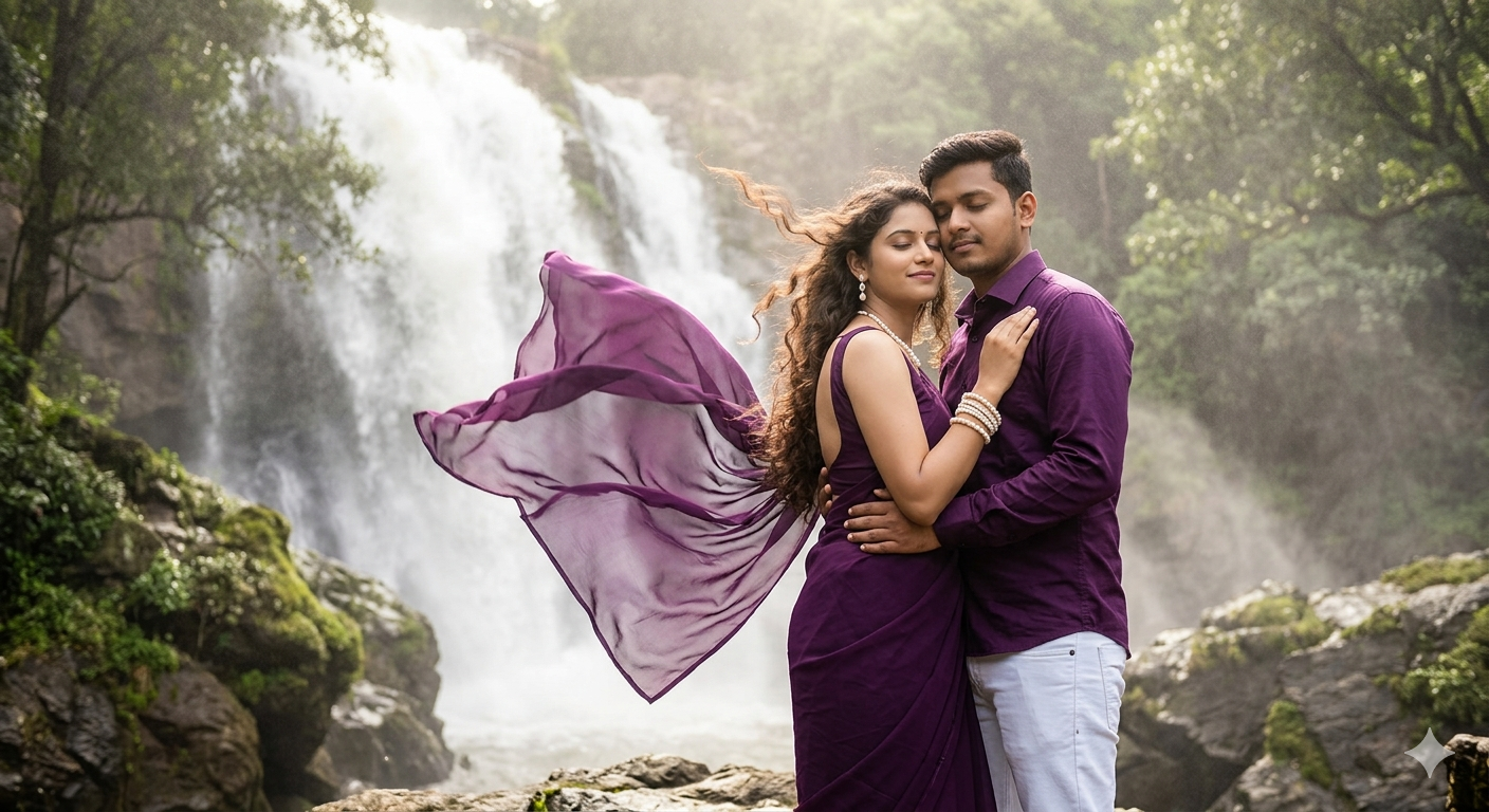 Best Pre wedding ai prompt for couples - AI Generated Image