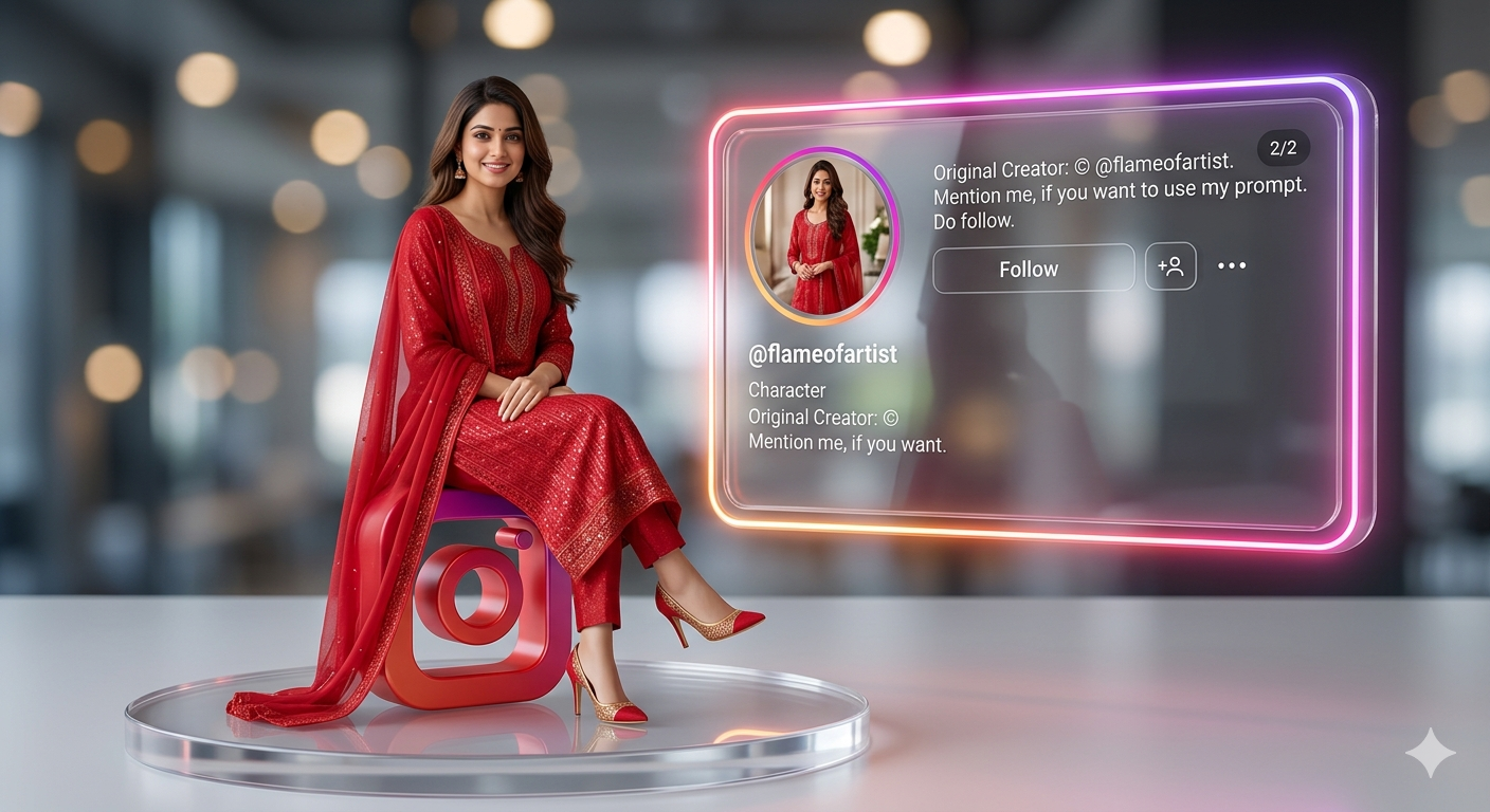 Trending Instagram Ai Profile Editing Prompt - AI Generated Image