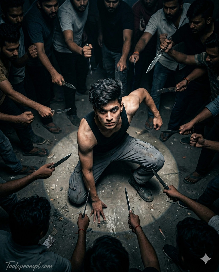 Prompt seen Gangster Ai Photo Editing Prompt - AI Generated Image