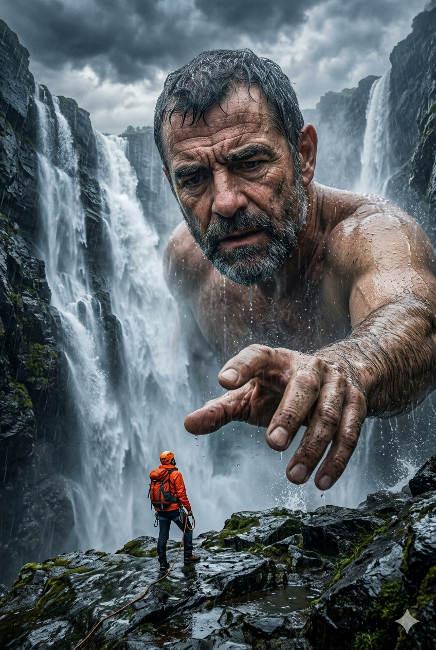 Waterfall Ai Photo Editing Prompt - AI Generated Image