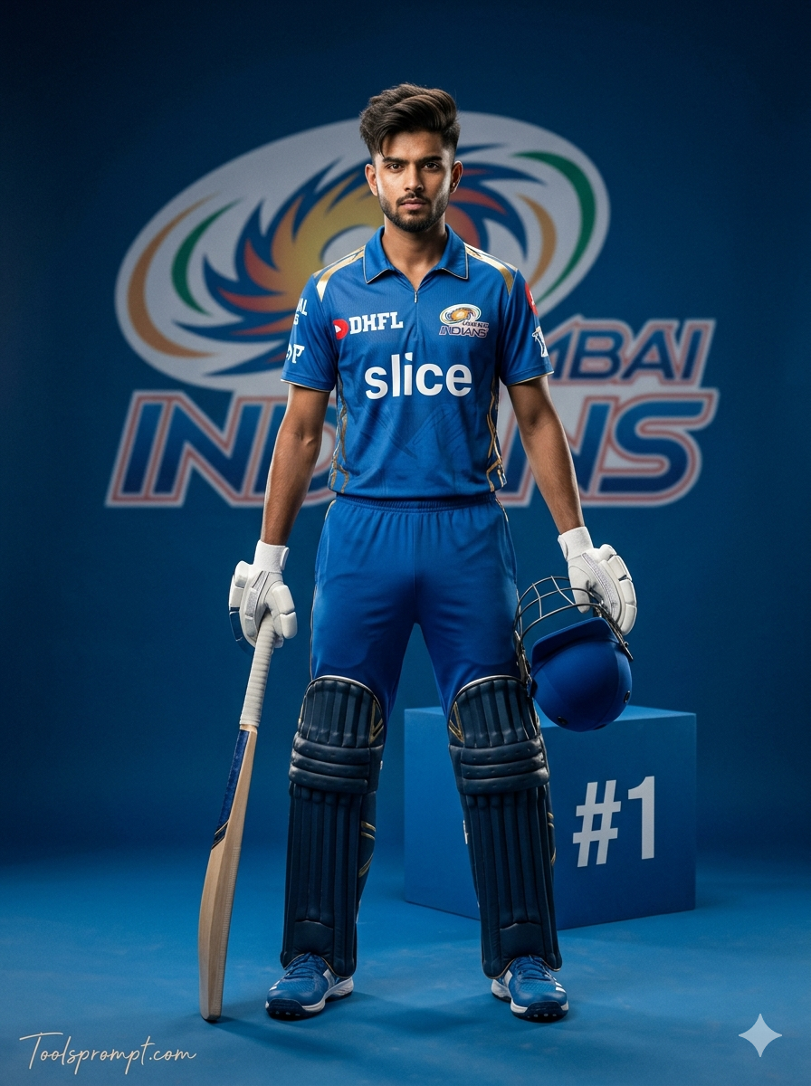 Mumbai Indians Ai Prompt  - AI Generated Image