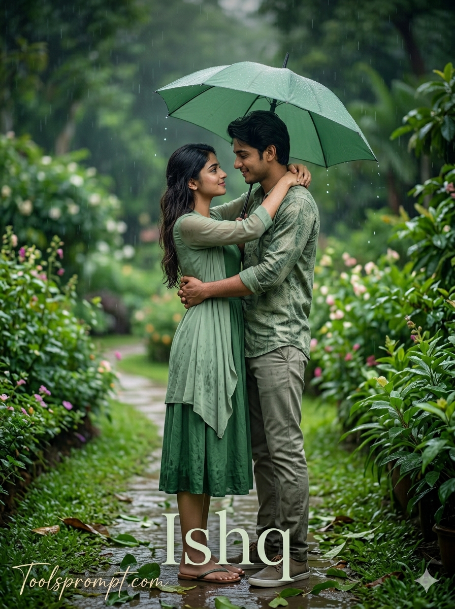 Romantic Ishq Prompt Transform Your Photo To Romantic Vibe  - AI Generated Image