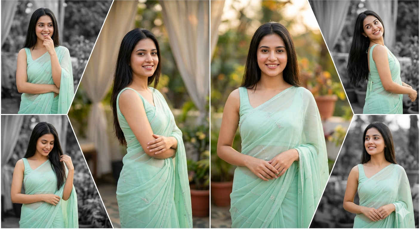 Best Collage Prompt For Girls Photo Editing  - AI Generated Image