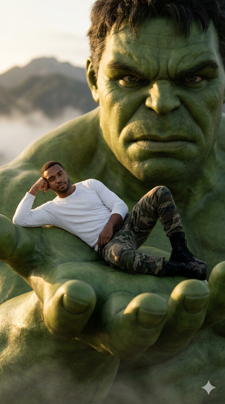 Hulk Ai Photo Editing Prompt  - AI Generated Image