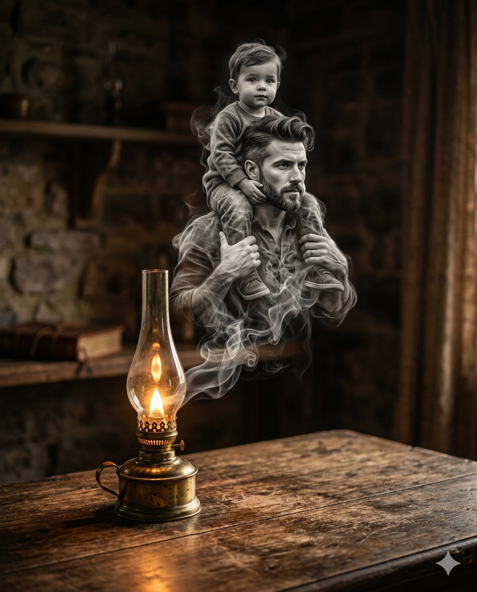 Prompt Seen father Son - AI Generated Image