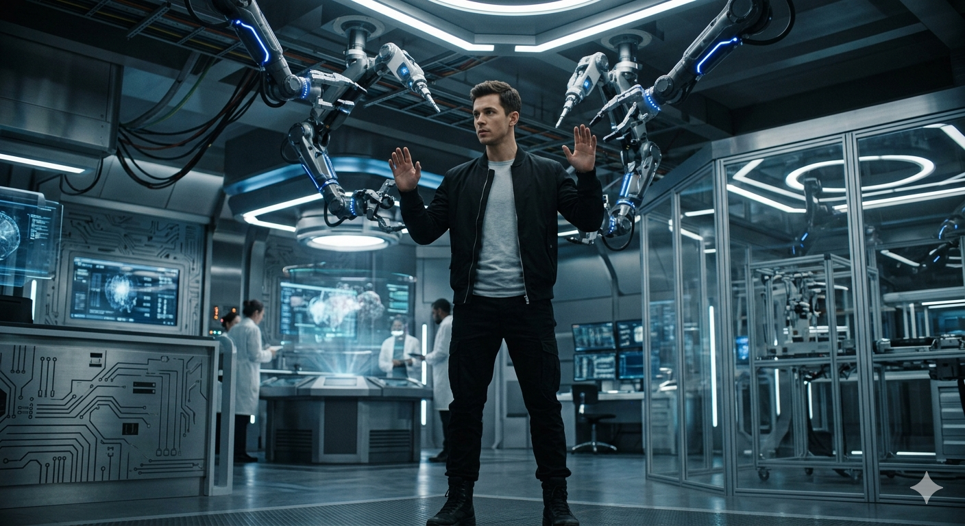 Cinematic Sci-Fi Seen Prompt Ai Photo Editing Prompt  - AI Generated Image