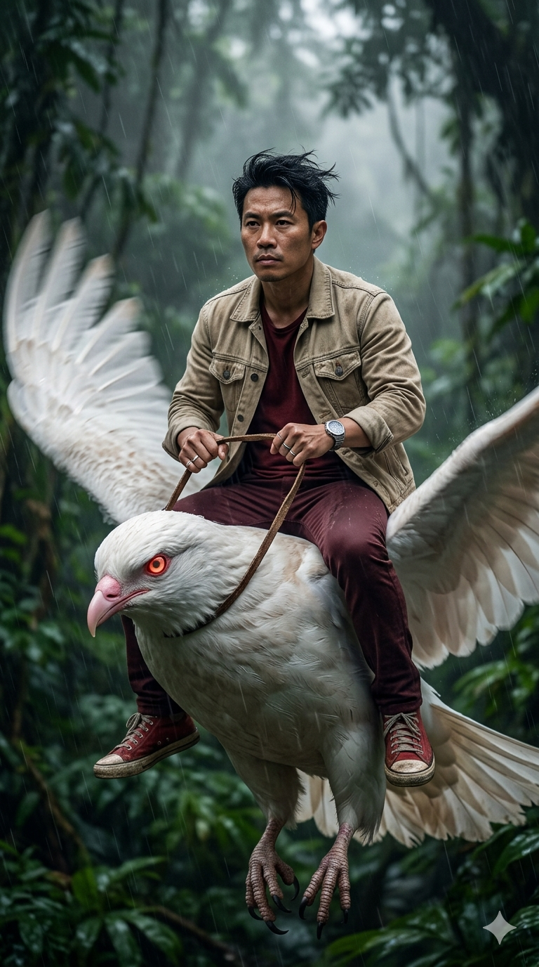 Flying Animal Ai Photo Editing Prompt  - AI Generated Image