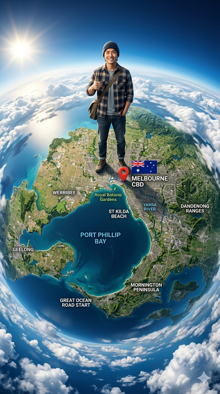 Travel Poster For Boys Ai Photo Editing Prompt  - AI Generated Image