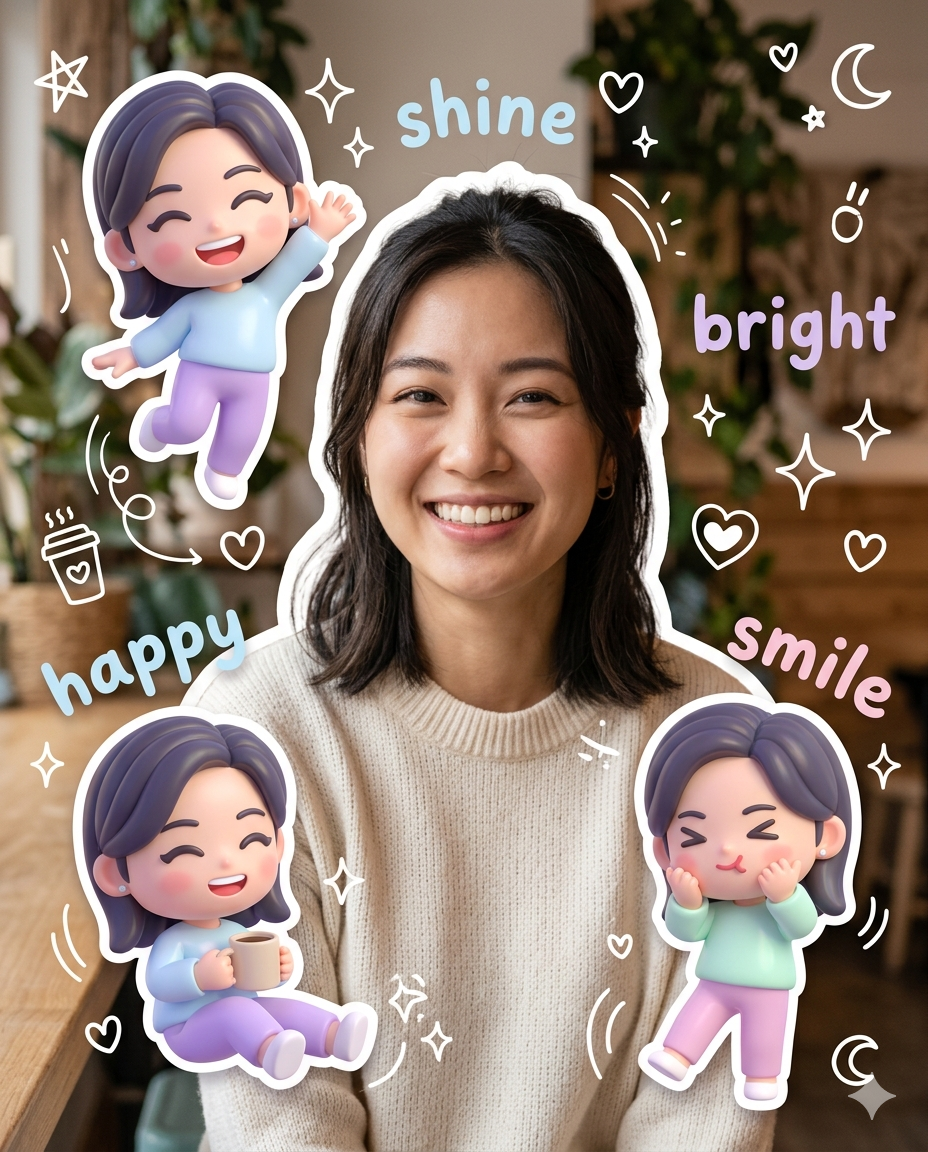 Chibi Cartoon Style AI Photo Editing Prompts - AI Generated Image