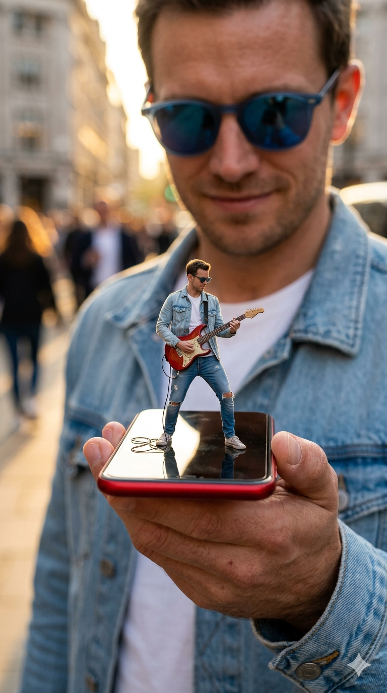 Viral Guitar Lovers AI Photo Editing Prompt - AI Generated Image
