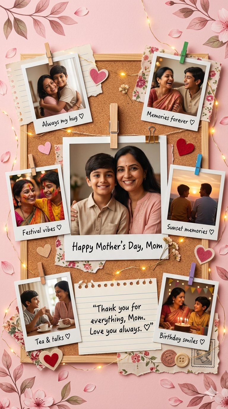 Mother Day Ai Prompt Transform Your Ordinary Photo With Mother Sweet Memories  - AI Generated Image