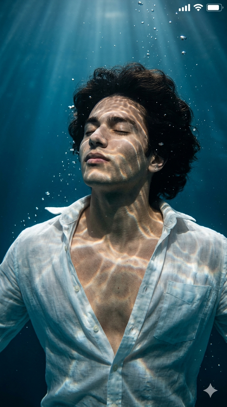 Prompt Seen Wallpaper Underwater Ai Photo Editing Prompt   - AI Generated Image