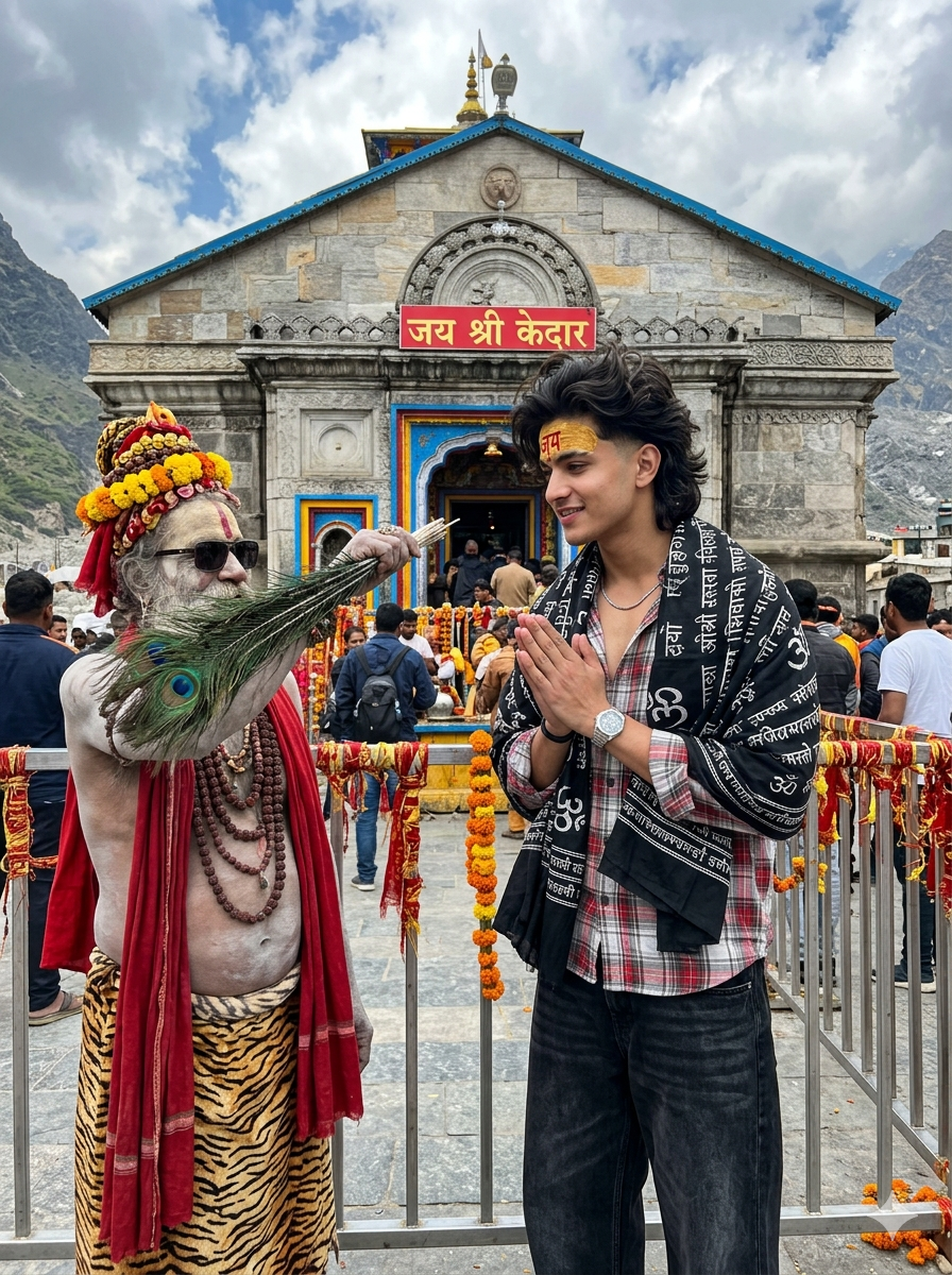 Gemini Kedarnath Ai Prompt For Boys  - AI Generated Image