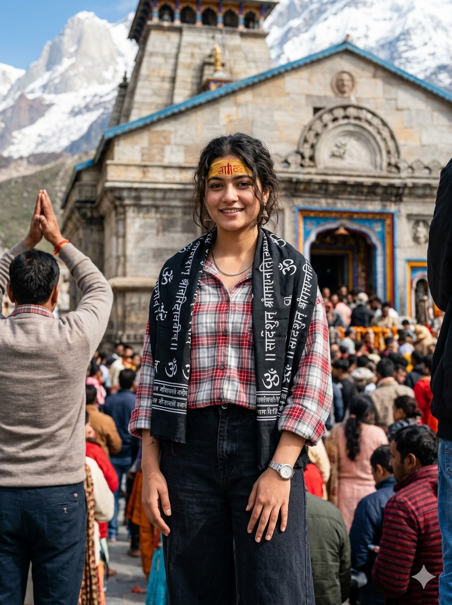 Trending Kedarnath Ai Prompt For Girls  - AI Generated Image
