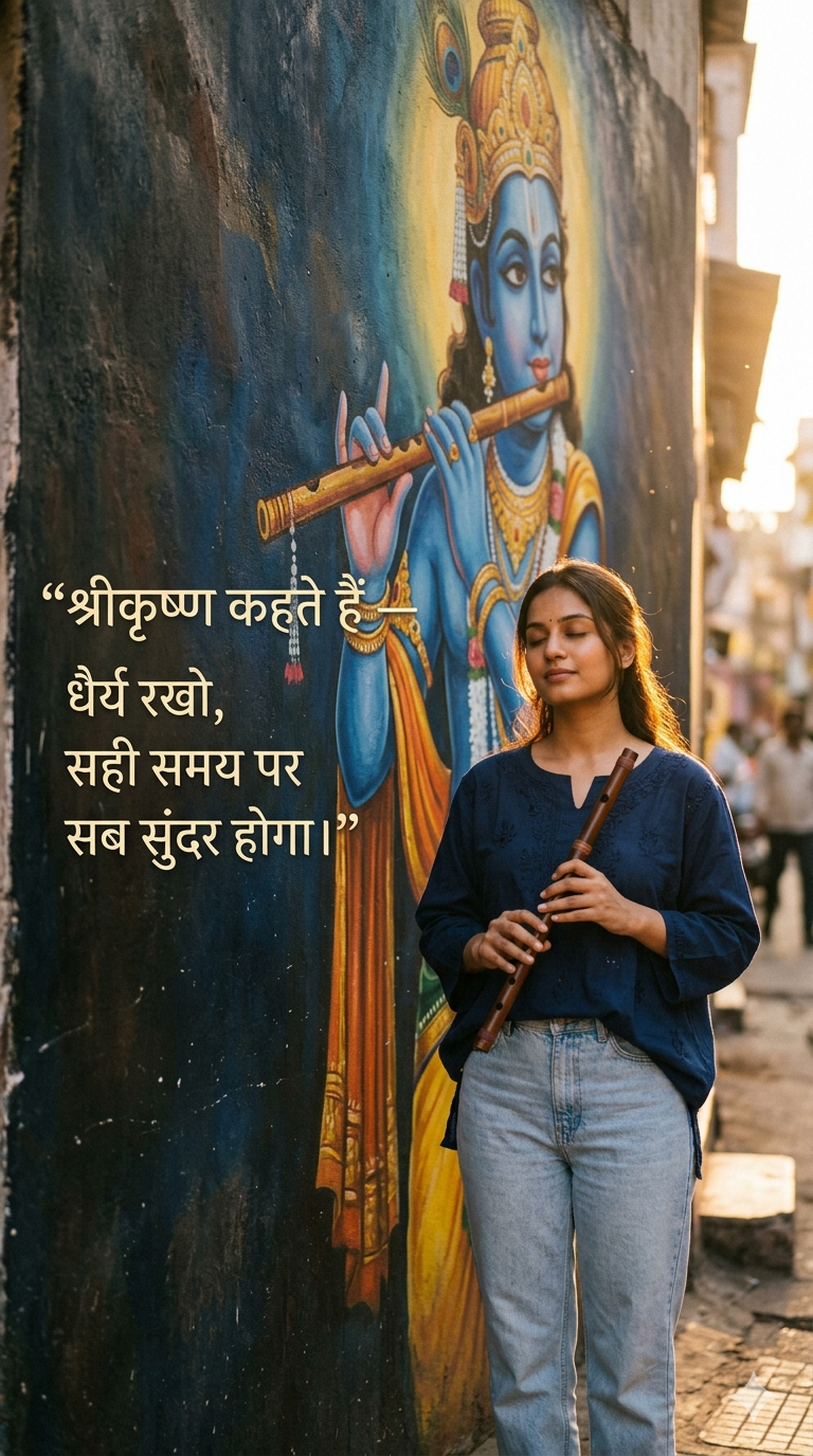 Promptseeen God Krishan Ai Photo Editing Prompt  - AI Generated Image