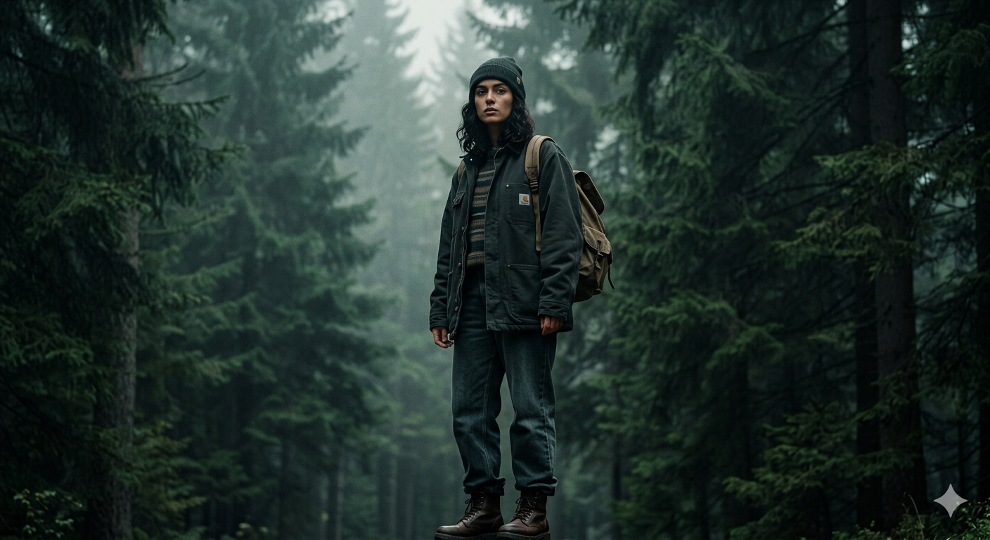 Cinematic Moody Forest Ai Photo Editing Prompt  - AI Generated Image
