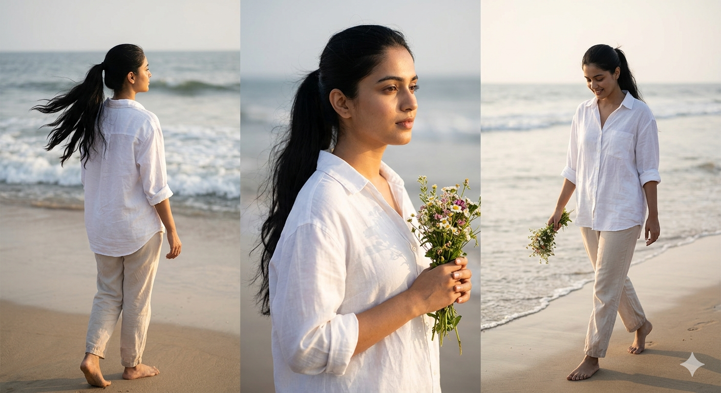 Prompt Seen Best Three Panel Ai Photo Editing Prompt  - AI Generated Image
