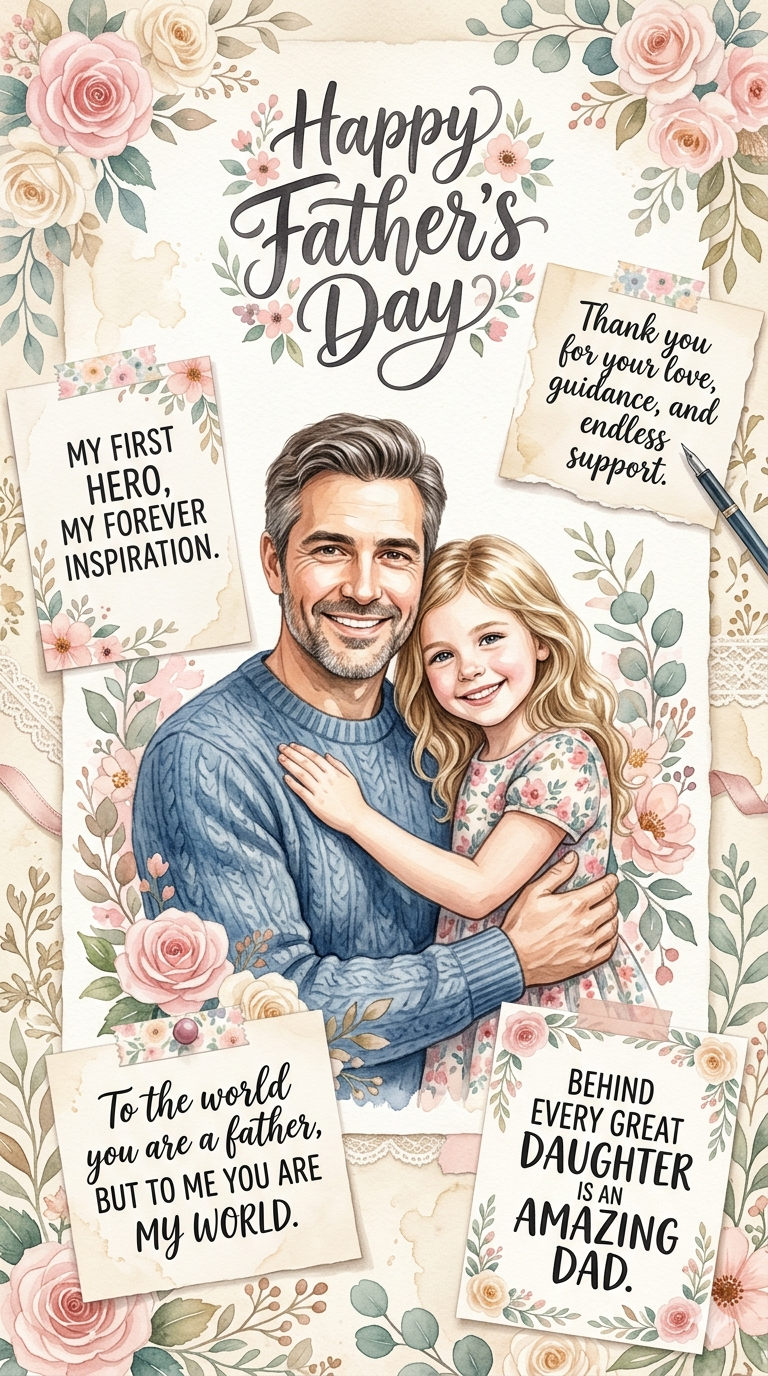 Father Day AI Prompt  - AI Generated Image