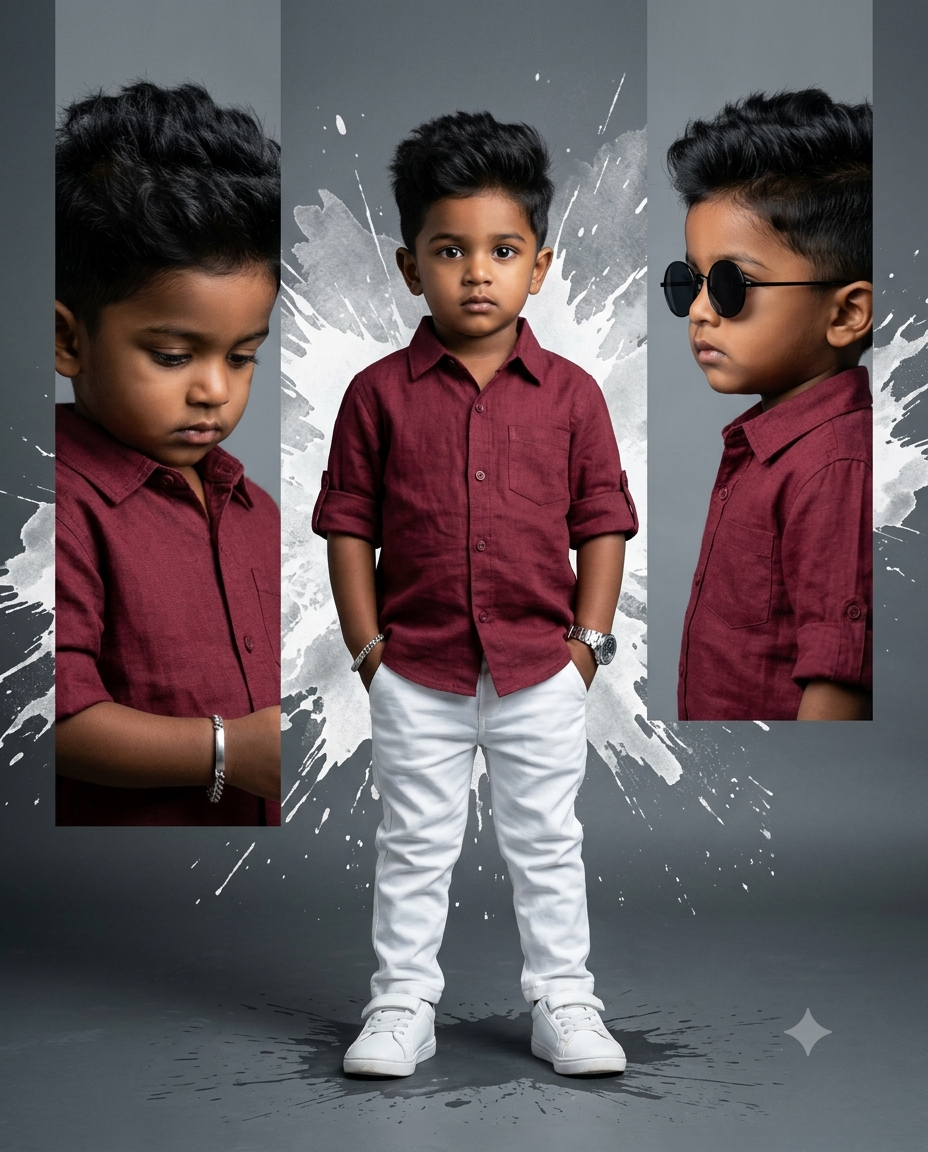 Viral Prompt Seen Boy Baby Fashion Poster - AI Generated Image