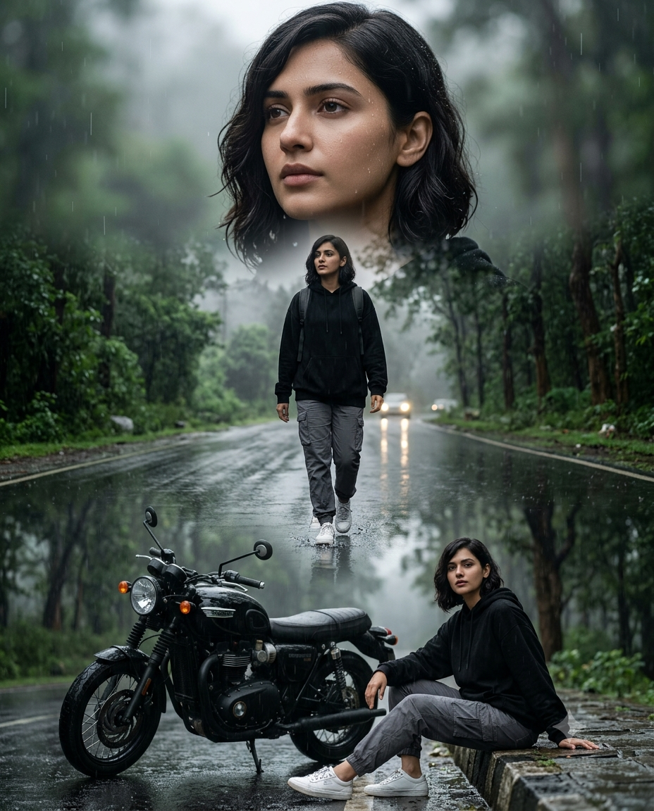 Viral Monsoon Ai Editing Prompt For Girls Best To Try On Gemini - AI Generated Image