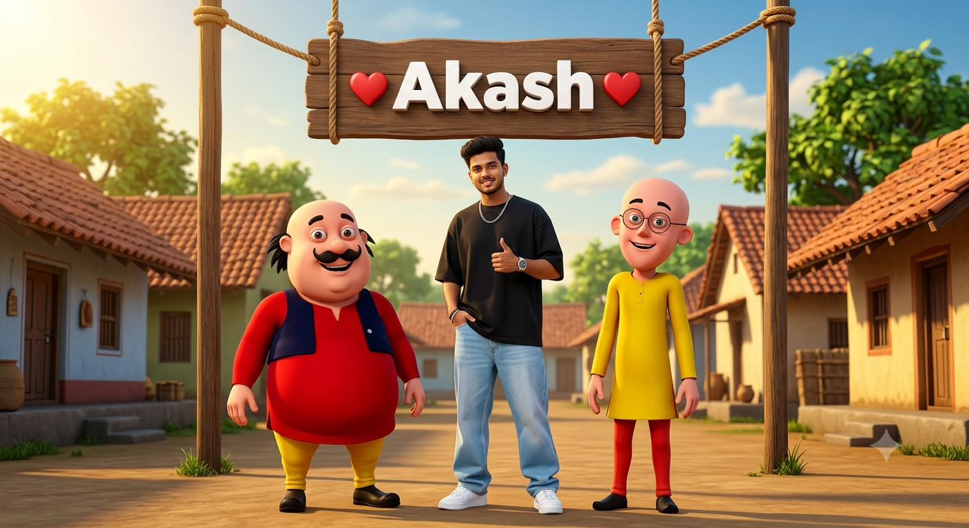 Motu Patlu Ai Prompt For Photos and Video Creation - AI Generated Image