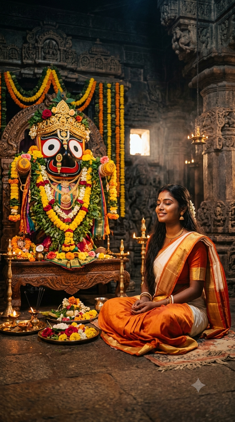 Viral Jaganath Ji Realistic Photo Prompt For Girls  - AI Generated Image