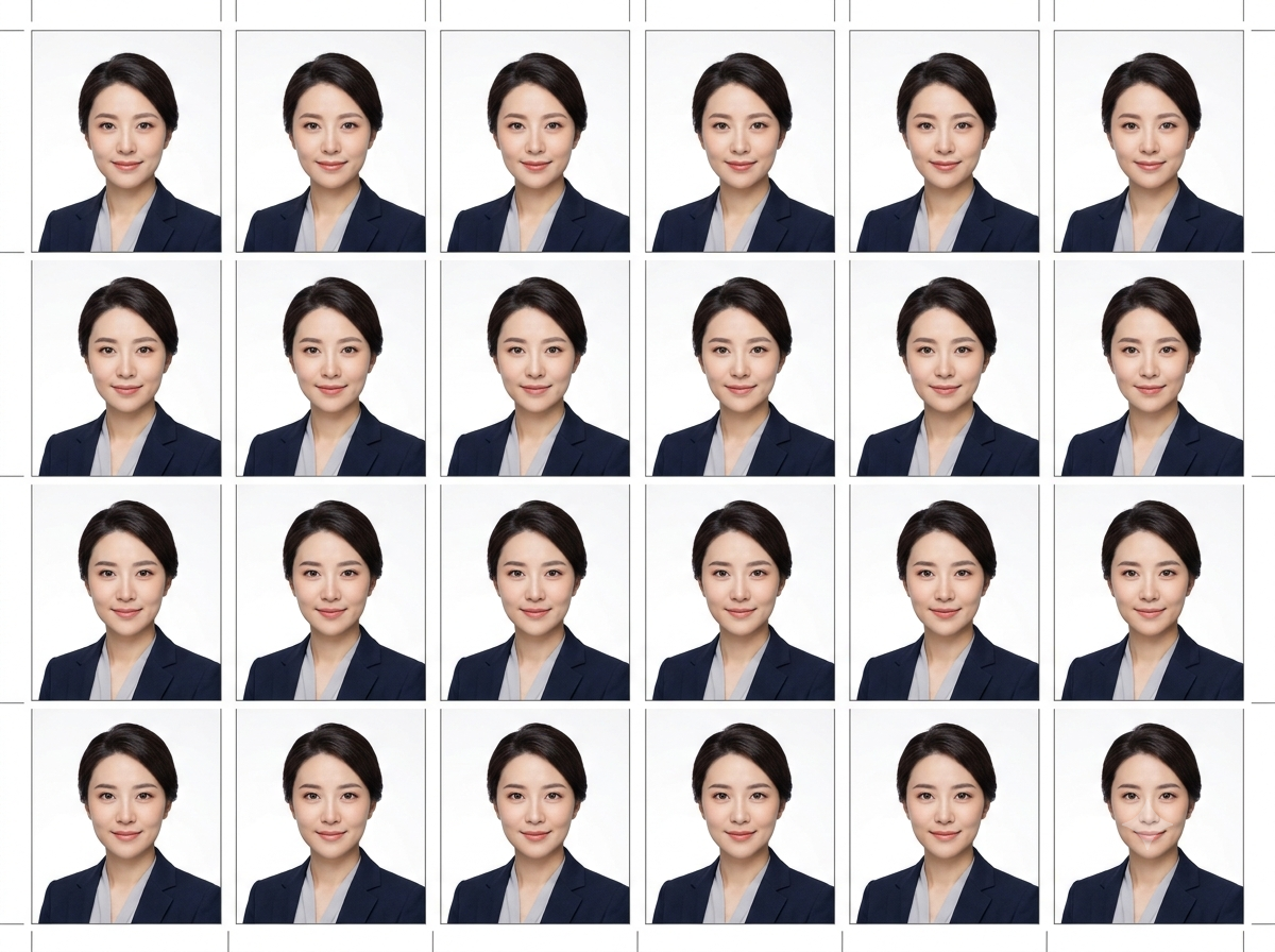Passport Size Ai Photo Editing Prompt  - AI Generated Image