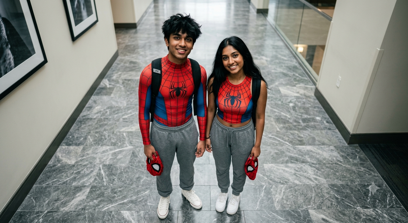 Prompt Seen Spider couple ai editing prompt  - AI Generated Image