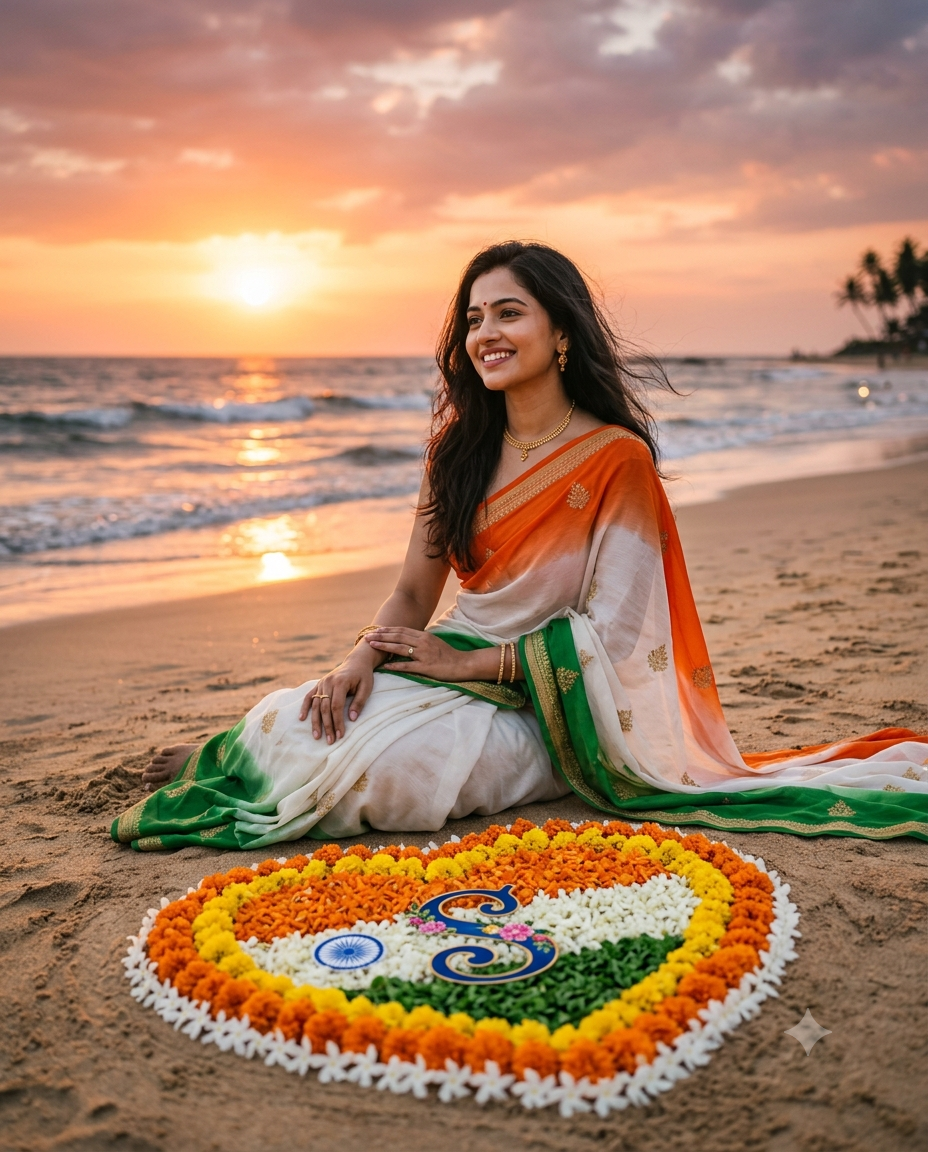 Trending Instagram Tiranga Ai Photo Editing Prompt  - AI Generated Image