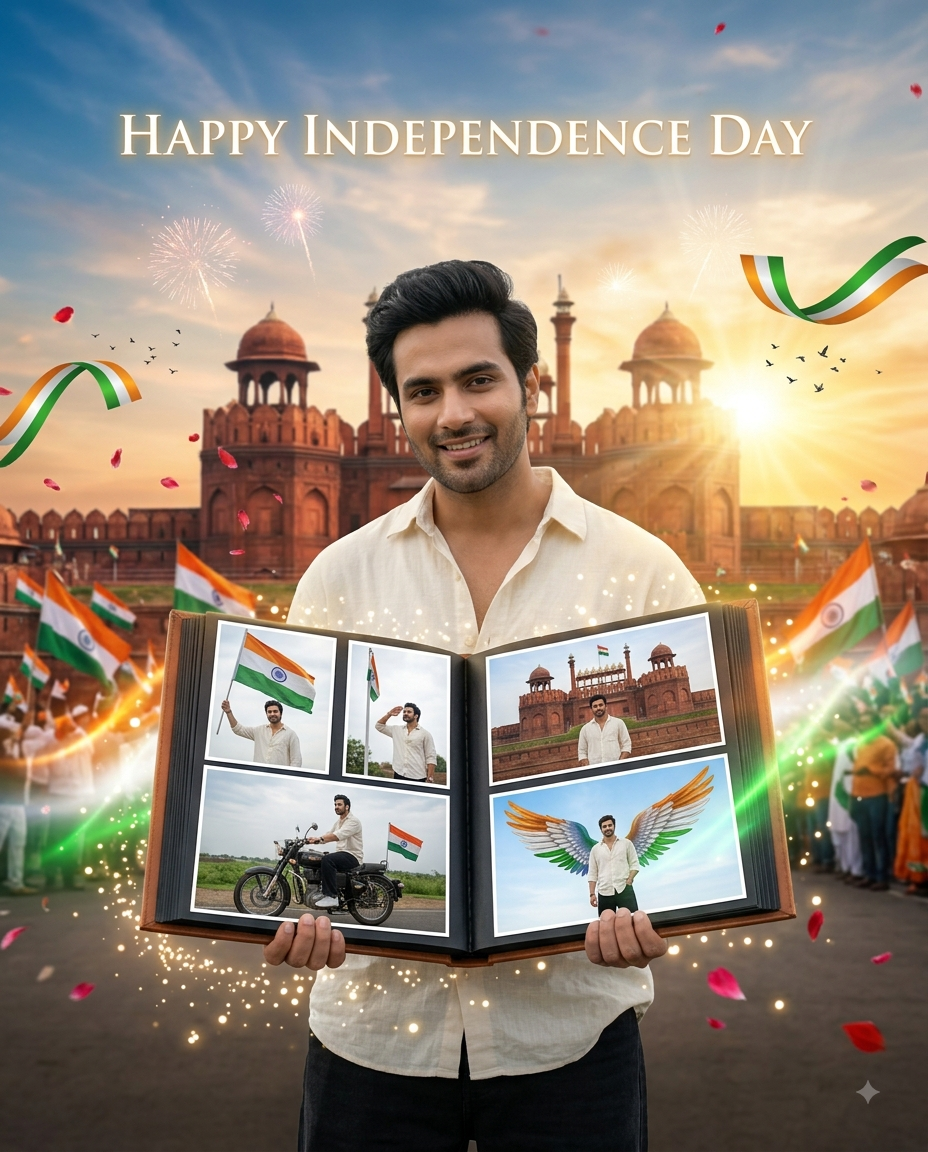Instagram Viral Independence Day Ai Photo Editing Prompt  - AI Generated Image