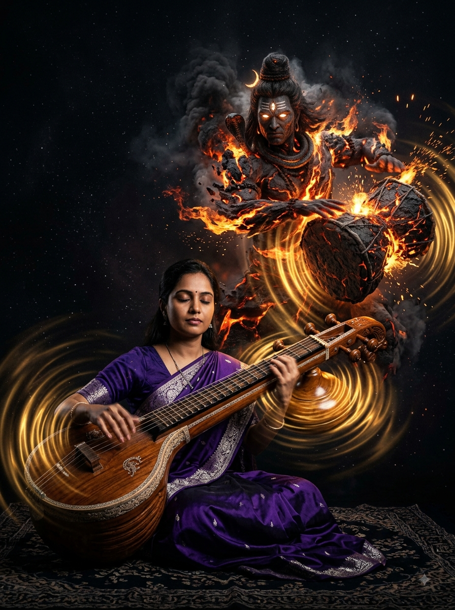 Mahadev prompt girl AI photo editing - AI Generated Image