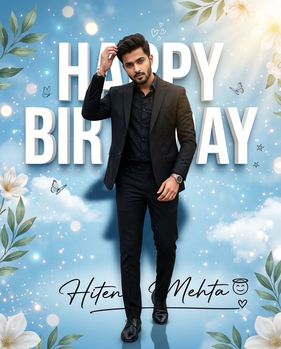 Viral Prompt Seen Birthday Ai Photo Editing For Boys  - AI Generated Image