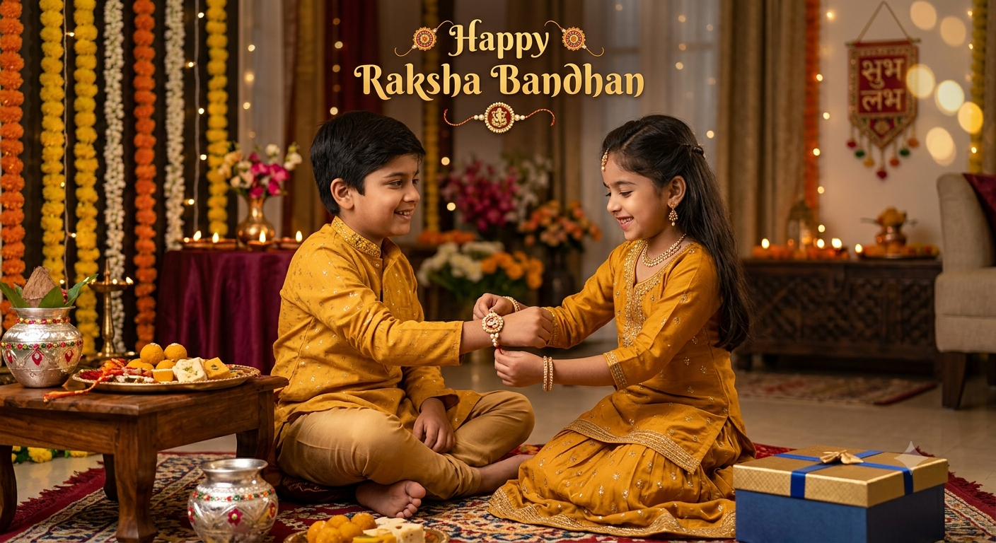 Viral Raksha Bandhan Ai Photo Editing Prompt - AI Generated Image
