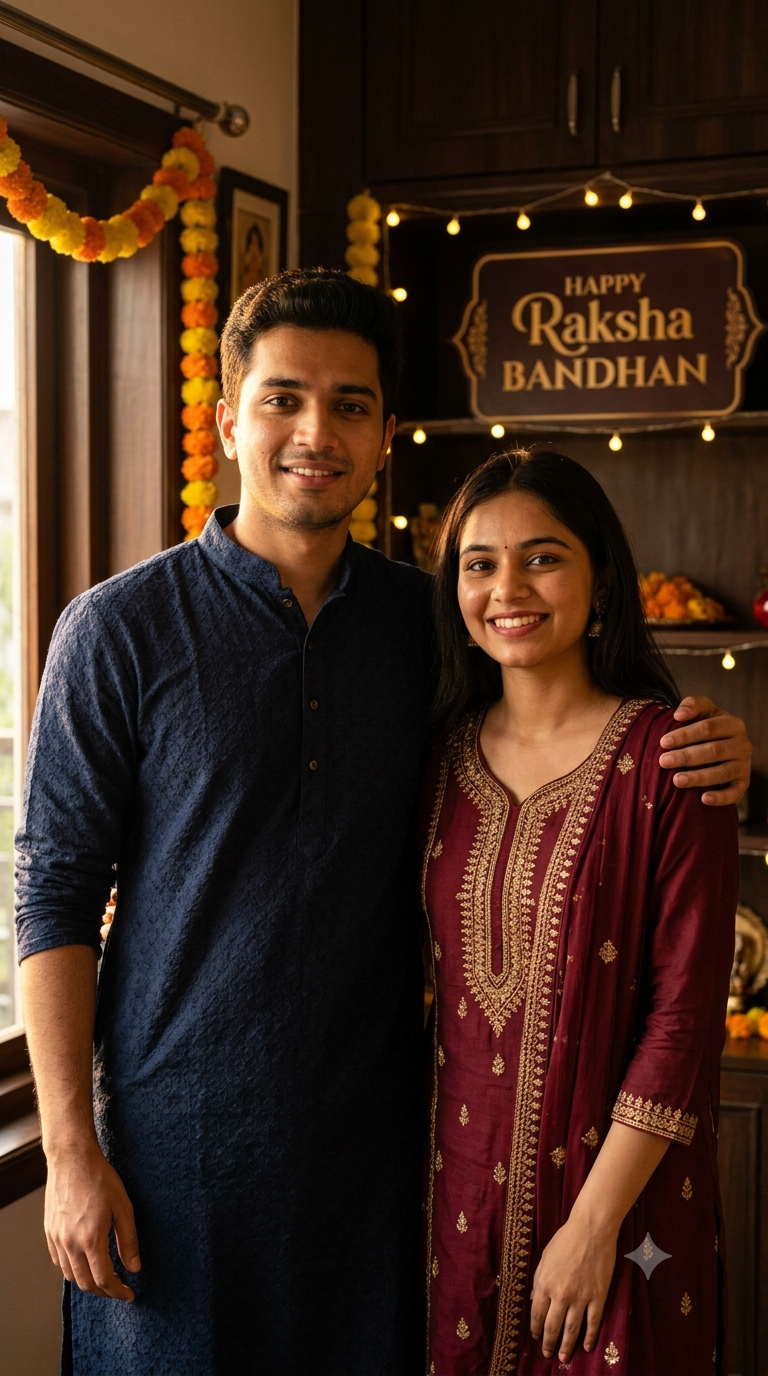 RakshaBandhan Prompt Seen - AI Generated Image