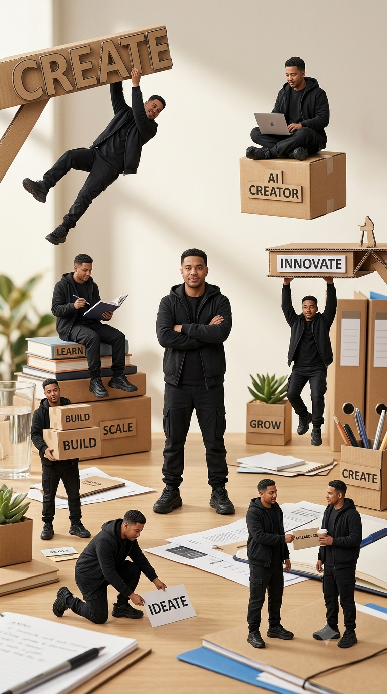 Prompt Seen: AI Miniature Diorama Portrait Generator - Create Viral Photo Editing Prompts - AI Generated Image