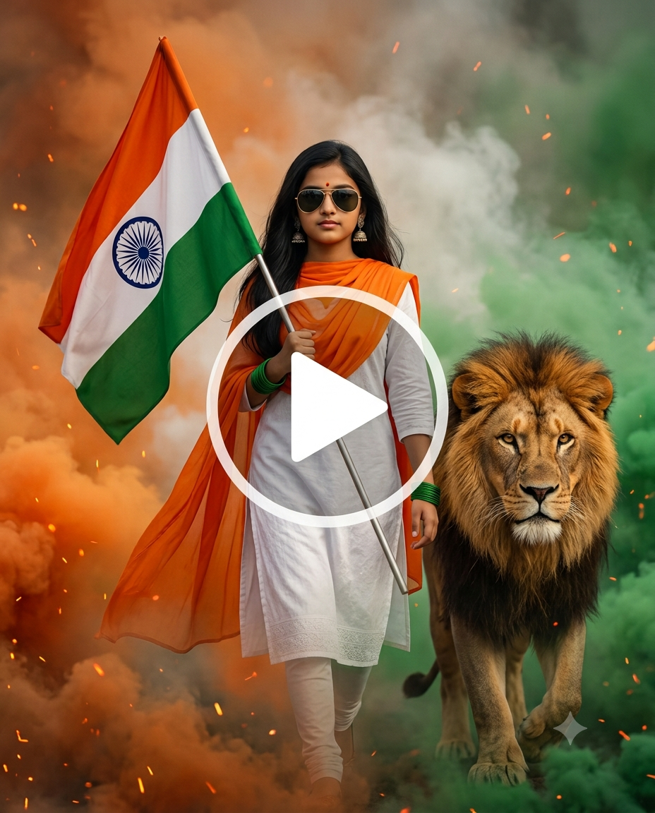 Prompt Seen Independence Day Ai Video Editing Prompt  - AI Generated Image